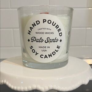 Palo Santo Soy Candle with Wood Wick full size